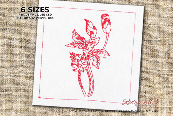 Lotus Flower Embroidery Review