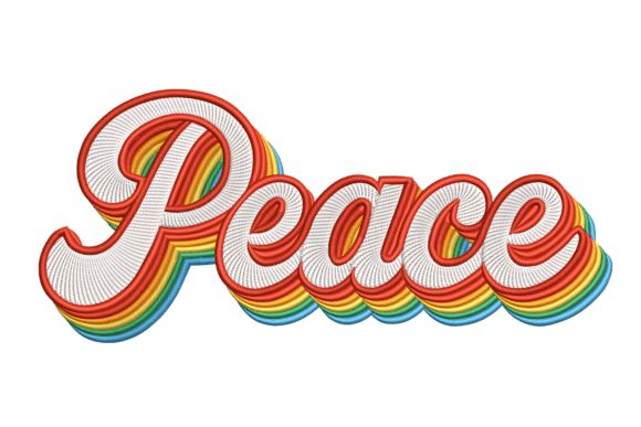 Retro Peace Embroidery Design Review
